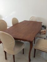 میز بدون شیشه رومیزی